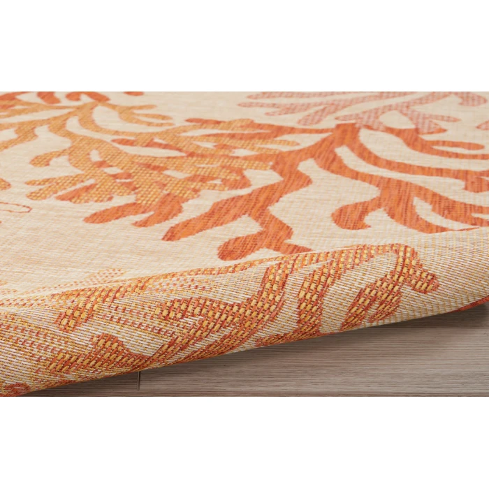 Nourison Garden Oasis Coral GOA05 9 ft. X 12 ft. Rectangle Rug