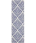 Nourison Grafix Runner Area Rug GRF06-White/Blue