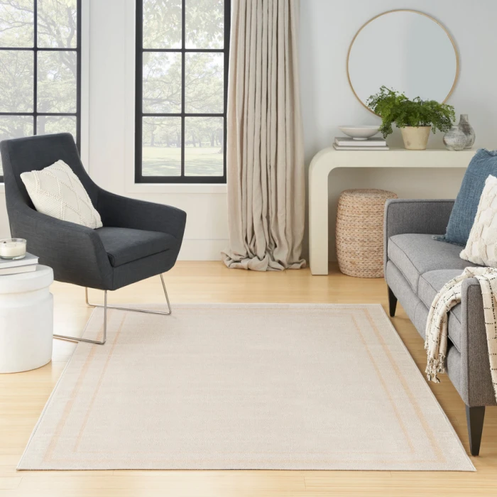 Nourison Home Nourison Essentials Ivory Gold NRE02 4 ft. X 6 ft. Rectangle Rug