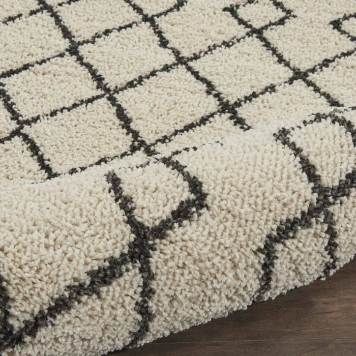Nourison Home Martil Charcoal MAT01 2ft.2in. x 7ft.6in. Rect. Rug