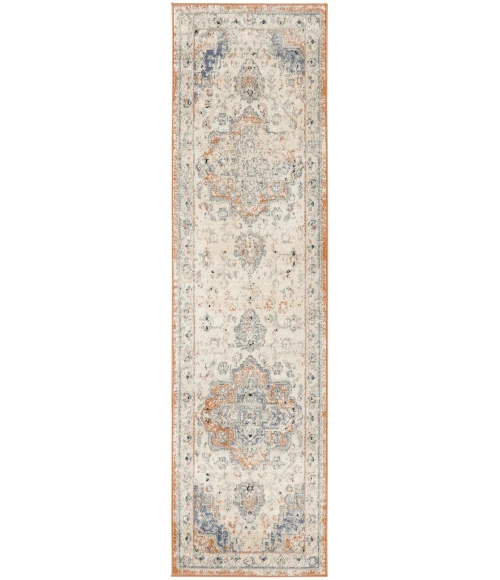 Nourison Nourison Essentials Persian Beige Blue NRE07 2 ft. 2 in. X 14 Rect. Rug