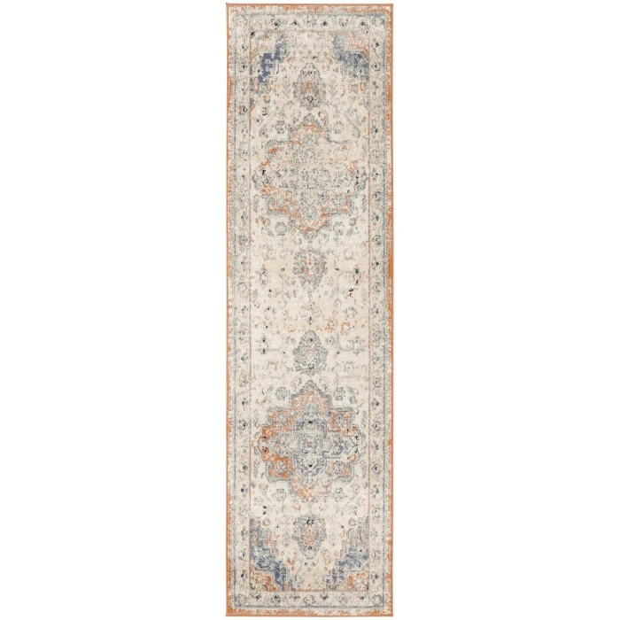 Nourison Nourison Essentials Persian Beige Blue NRE07 2 ft. 2 in. X 14 Rect. Rug