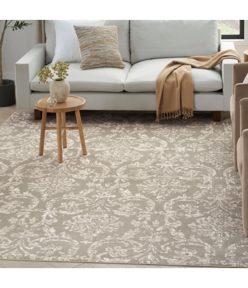 Nourison Jubilant Olive JUB09 6 ft. X 9 ft. Rect. Rug