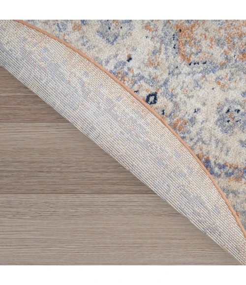 Nourison Nourison Essentials Persian Beige Blue NRE07 6 ft. X Round Rug