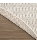 Nourison Natural Texture Ivory Beige NTX01 8ft. Round Rug
