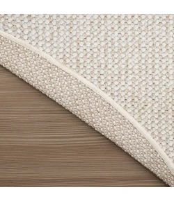 Nourison Natural Texture Ivory Beige NTX01 8ft. Round Rug