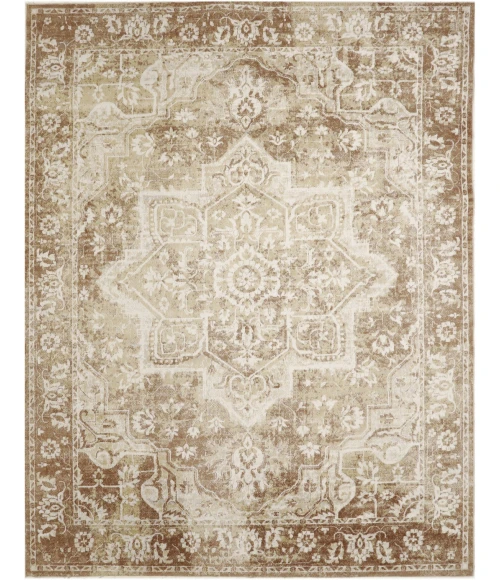 Nourison Astra Machine Washable Rust ASW12 10ft. x 14ft. Rect. Rug