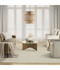 DKNY Pure Purl Cream / Ivory PUU01 5ft.3in. x 7ft.3in. Rect. Rug