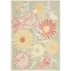 Nourison Home Aloha ALH33 Sage Rose 5 ft. 3 in. X 7 ft. 5 in. Area Rug