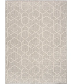 Nourison Home Horizon Indoor/Outdoor HOZ01 Grey 4 ft. X 6 ft. Area Rug