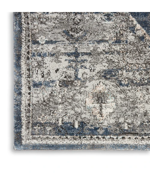 Kathy Ireland American Manor Area Rug AMR02 Blue 7'10" x 9'10"