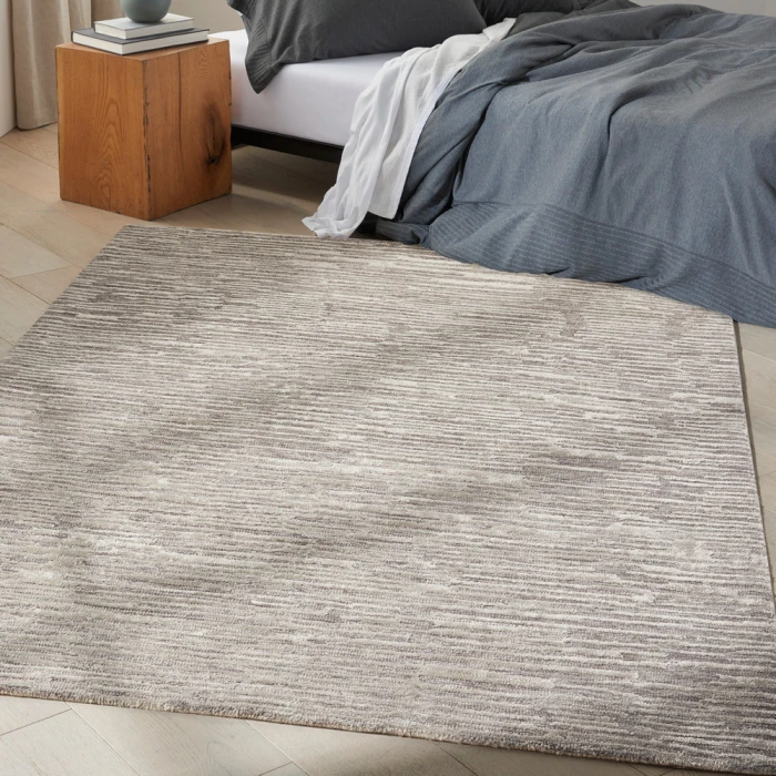 Calvin Klein Linear Area Rug LNR01 Grey