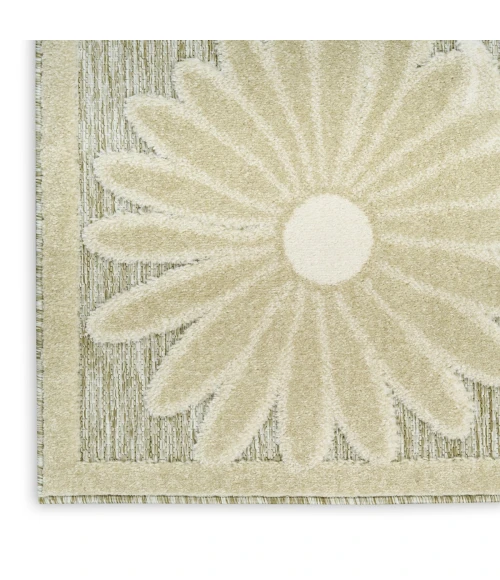 Nourison Aloha Ivory Sage ALH33 5 ft. 3 in. X 7 ft. 5 in. Rect. Rug