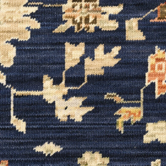 Nourison Home Antique Bloom Blue ANB01 2ft.4in. x 12ft. Rect. Rug