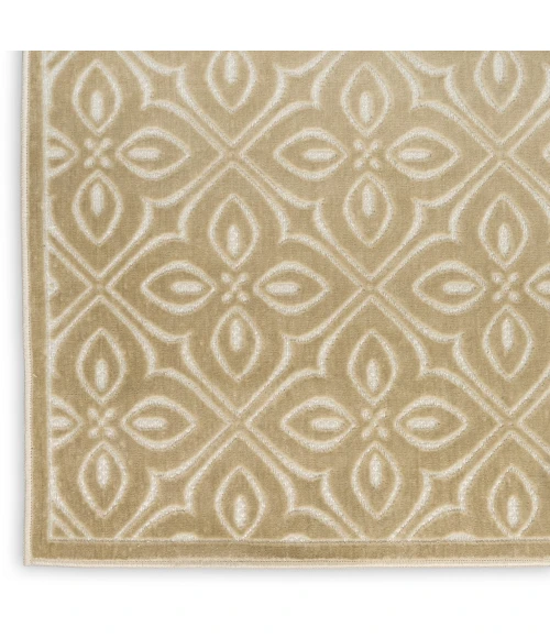 Nourison Home Washable Charm Beige WCH03 3ft. x 5ft. Rect. Rug