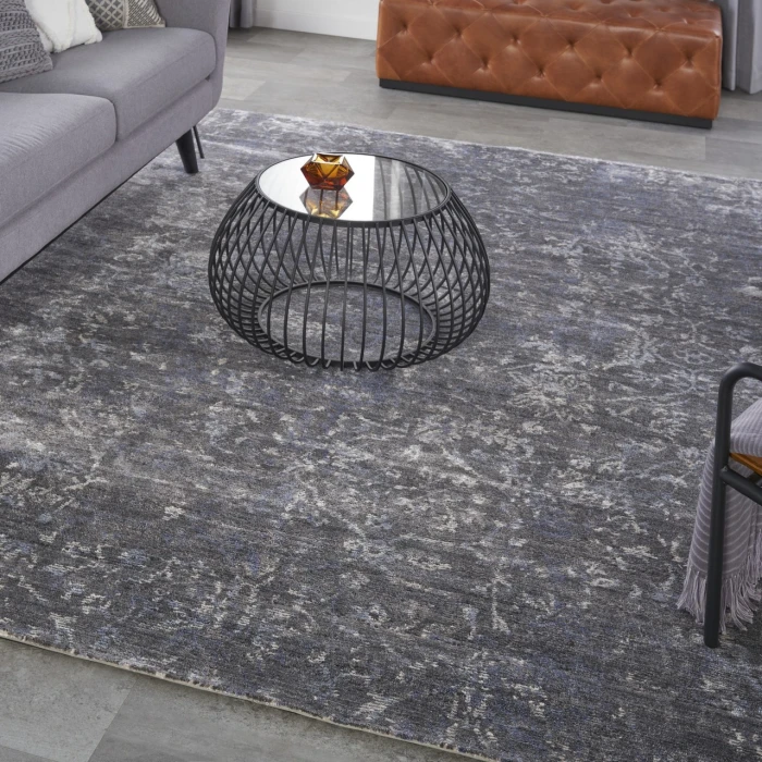 Nourison Home Lucent Grey LCN04 7ft.9in. x 9ft.9in. Rect. Rug