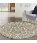 Nourison Jubilant Olive JUB09 5 ft. 3 in. X Round Rug