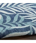 Nourison Garden Oasis Navy GOA01 10 ft. X 14 ft. Rect. Rug