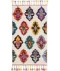 Nourison Nomad Ivory Multicolor NMD06 2ft.2in. x 4ft. Rect. Rug