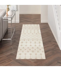 Nourison Home Grafix GRF37 Ivory Beige 2 ft. X 6 ft. Area Rug