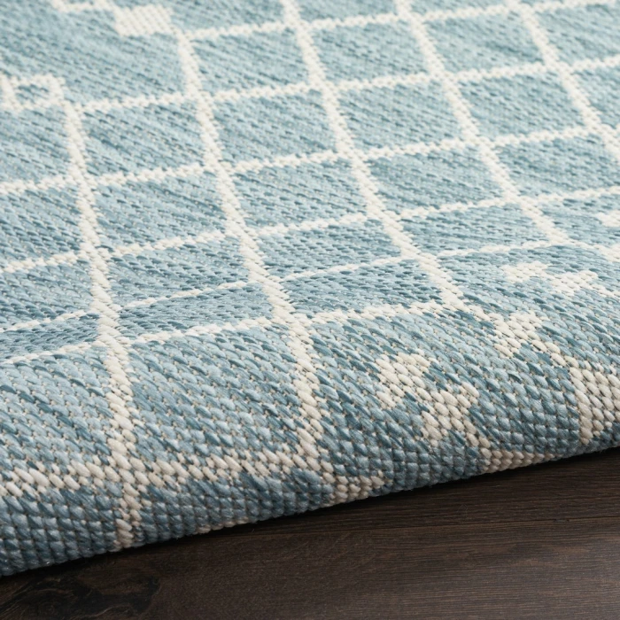 Nourison Positano Aqua POS02 4ft. Round Rug