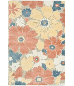 Nourison Home Aloha ALH42 Rose 5 ft. 3 in. X 7 ft. 5 in. Area Rug
