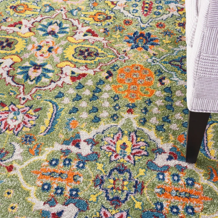 Nourison Allur Area Rug ALR03 Sage Ivory