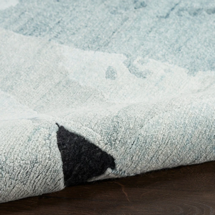 Nourison Silk Shadows Blue Pink SHA25 10 ft. X 14 ft. Rect. Rug