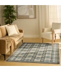 Nourison Nordic Blue NRC06 4 ft. X 6 ft. Rect. Rug