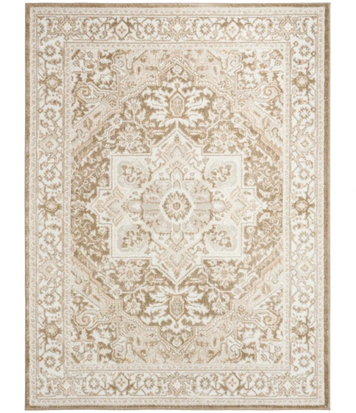 Nourison Dekor Taupe Ivory DEK08 4 ft. X 6 ft. Rect. Rug