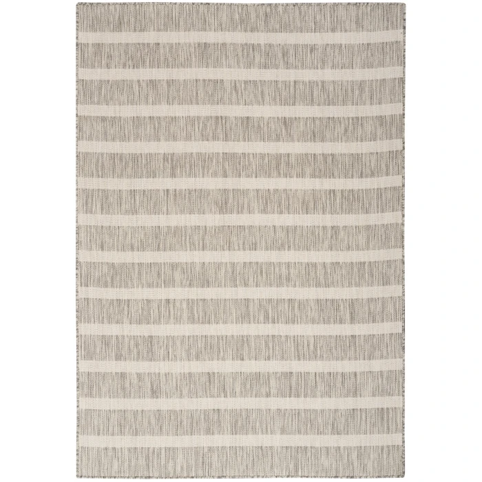 Nourison Positano Grey Ivory POS03 5 ft. X 7 ft. Rect. Rug