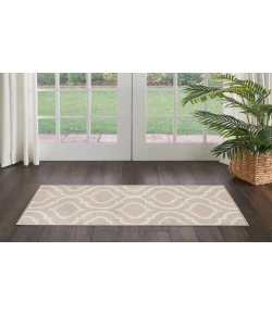 Nourison Home Jubilant JUB19 Beige 2 ft. X 4 ft. Area Rug