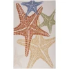 Nourison Home Aloha ALH28 Ivory Multicolor 3 ft. 6 in. X 5 ft. 6 in. Area Rug