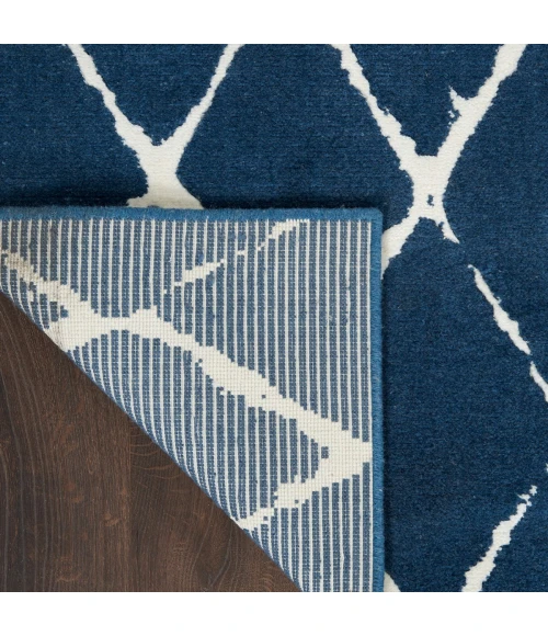 Nourison Twilight Area Rug TWI15 Navy 7'9" x 9'9"