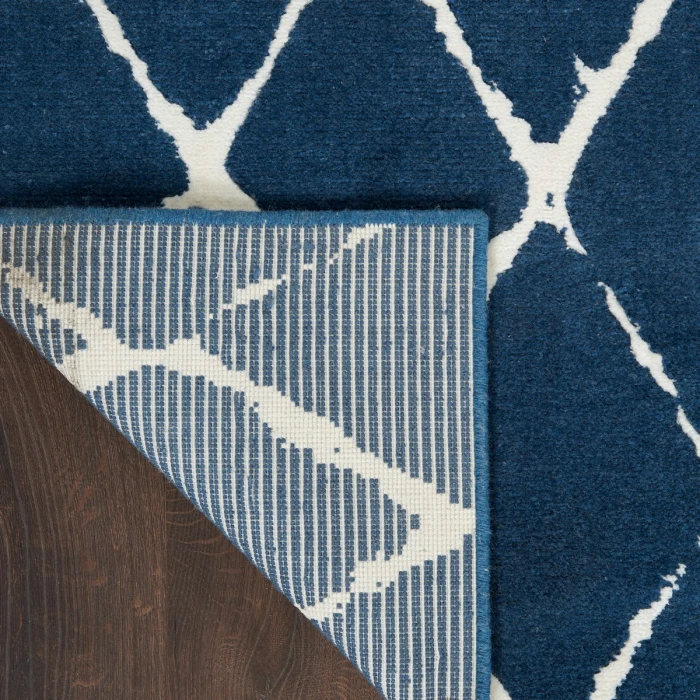 Nourison Twilight Area Rug TWI15 Navy 7'9" x 9'9"