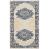 Nourison Home Grafix GRF14 White 2 ft. X 6 ft. Area Rug