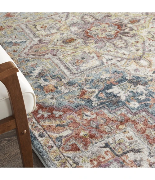 Nourison Home Soraya Blue SOR04 5ft.3in. x 7ft.3in. Rect. Rug