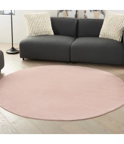 Nourison Home Nourison Essentials NRE01 Pink 6 ft. Round Area Rug