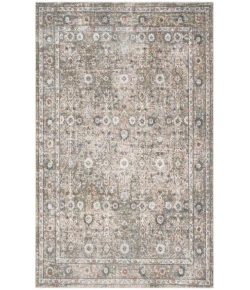 Nourison Home Astra Machine Washable ASW16 Gold Grey 5 ft. 3 in. X 7 ft. Area Rug