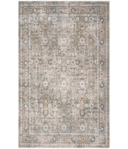 Nourison Astra Machine Washable Gold Grey ASW16 5 ft. 3 in. X 7 ft. Rectangle Rug