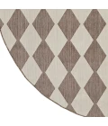 Nourison Positano Natural POS04 4ft. Round Rug