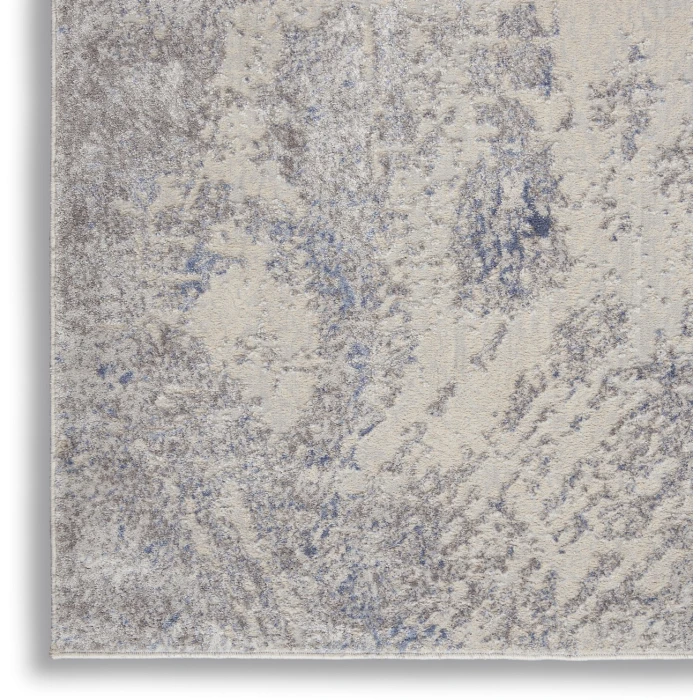 Nourison Home Silky Textures Grey SLY06 9ft.3in. x 12ft.9in. Rect. Rug