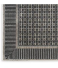 Nourison Nordic Black Taupe NRC03 10ft. x 14ft. Rect. Rug