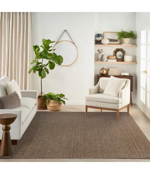 Nourison Tulum Brown TLM03 9 ft. X 12 ft. Rect. Rug
