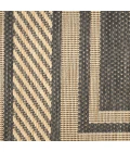 Nourison Horizon Indoor/Outdoor Charcoal HOZ03 4 ft. X 6 ft. Rect. Rug
