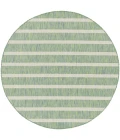 Nourison Positano Blue Green Ivory POS03 6 ft. X Round Rug