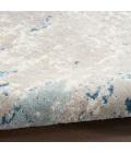 Nourison Quarry Ivory Grey Blue QUA01 20 ft. Rect. Rug
