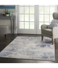 Nourison Home Silky Textures Blue SLY02 3ft.11in. x 5ft.11in. Rect. Rug