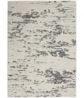 Nourison Zermatt Ivory Blue ZER03 5ft.3in. x 7ft.3in. Rect. Rug