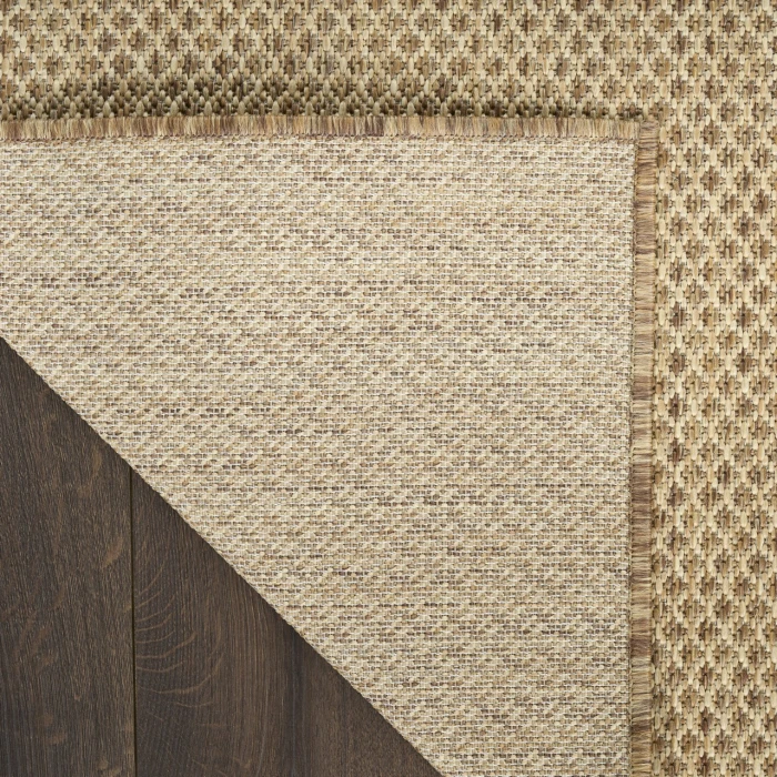 Nourison Home Courtyard Tan COU01 2ft.2in. x 10ft. Rect. Rug